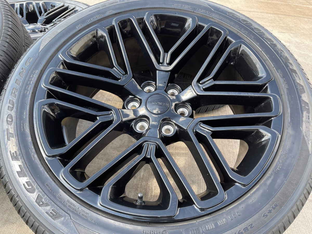 22" Jeep Grand Wagoneer OEM LIMITED 9317 rims wheels RAM 1500 NEW GOODYEAR