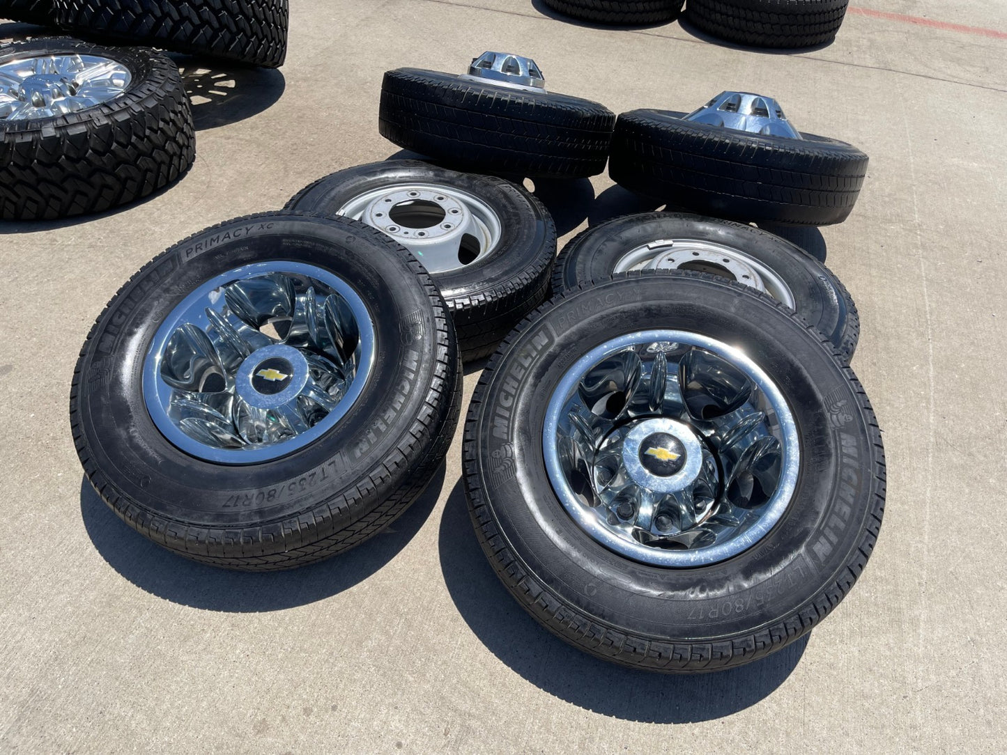 17" Chevy Silverado GMC Sierra 3500 Dually simulator rims wheels OEM 8094