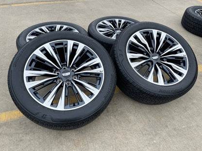 22" Cadillac Escalade V V600 Platinum OEM ORIGINAL wheels rims 2024 2025 NEW