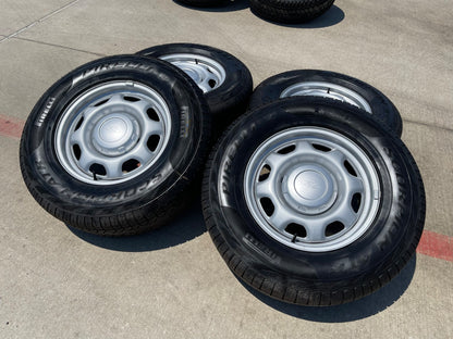 17" Ford F-150 OEM rims wheels 3857 steel 2025 2026 PIRELLI A/T NEW SMOKIN DEAL