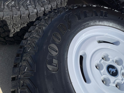 17" Ford Bronco HERITAGE Stroppe Edition 10463 OEM wheels rims white SET NEW 35"
