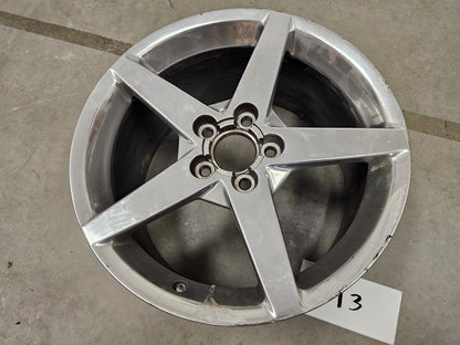19x10 Chevy Corvette OEM rim wheel 5209 5106 REAR polished 2006 2007 2008 2009