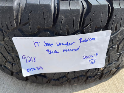 17" Jeep Wrangler Rubicon OEM 9218 wheels rims Gladiator BRIDGESTONE A/T NEW