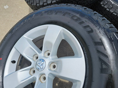 17" Dodge Ram 1500 OEM REBEL wheels rims NEW BFG A/T tires 2448 5x139