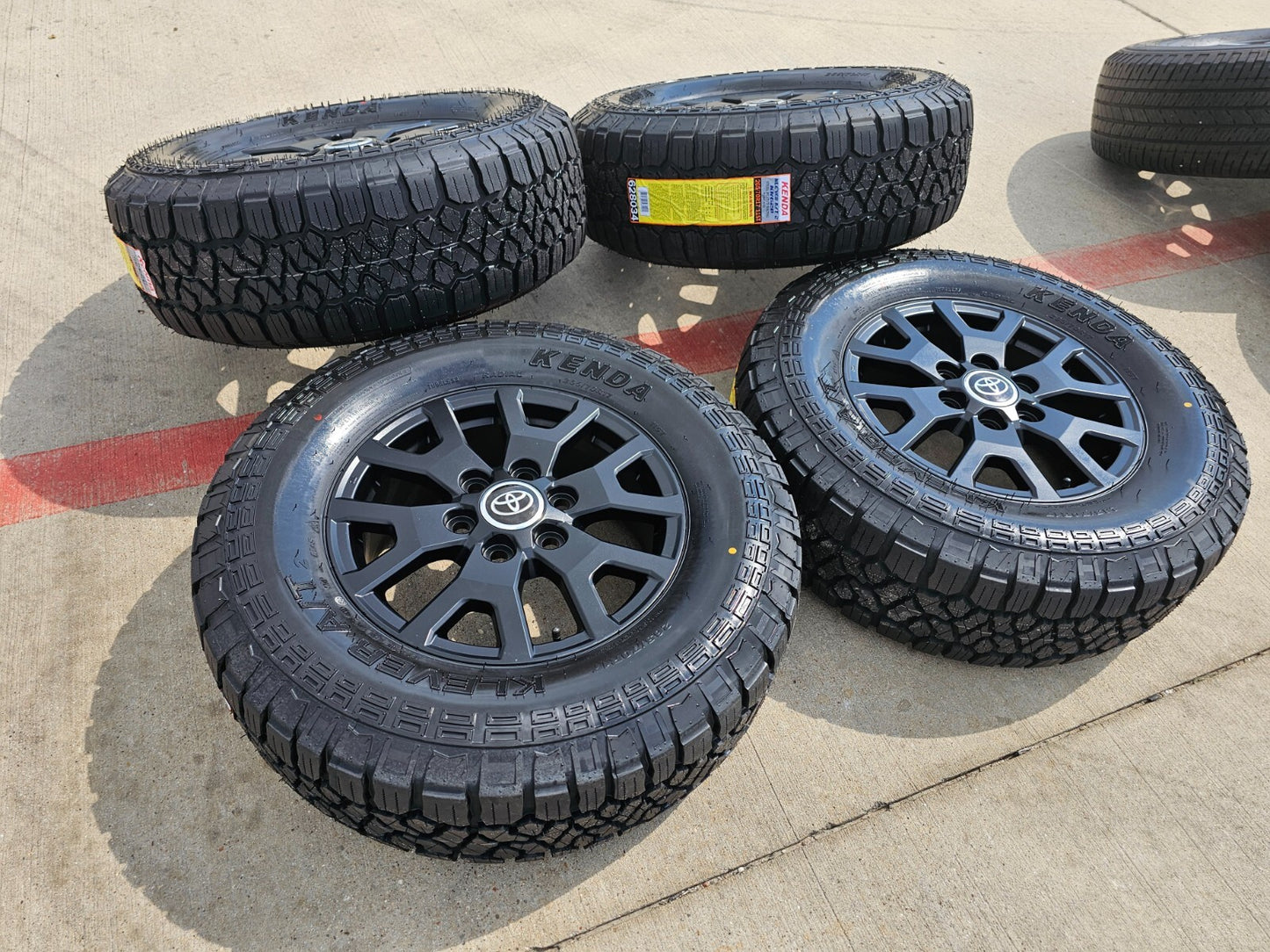 17" Toyota Tacoma 4Runner TRD Matte Black OEM 42611 wheels rims 2025 2026 NEW