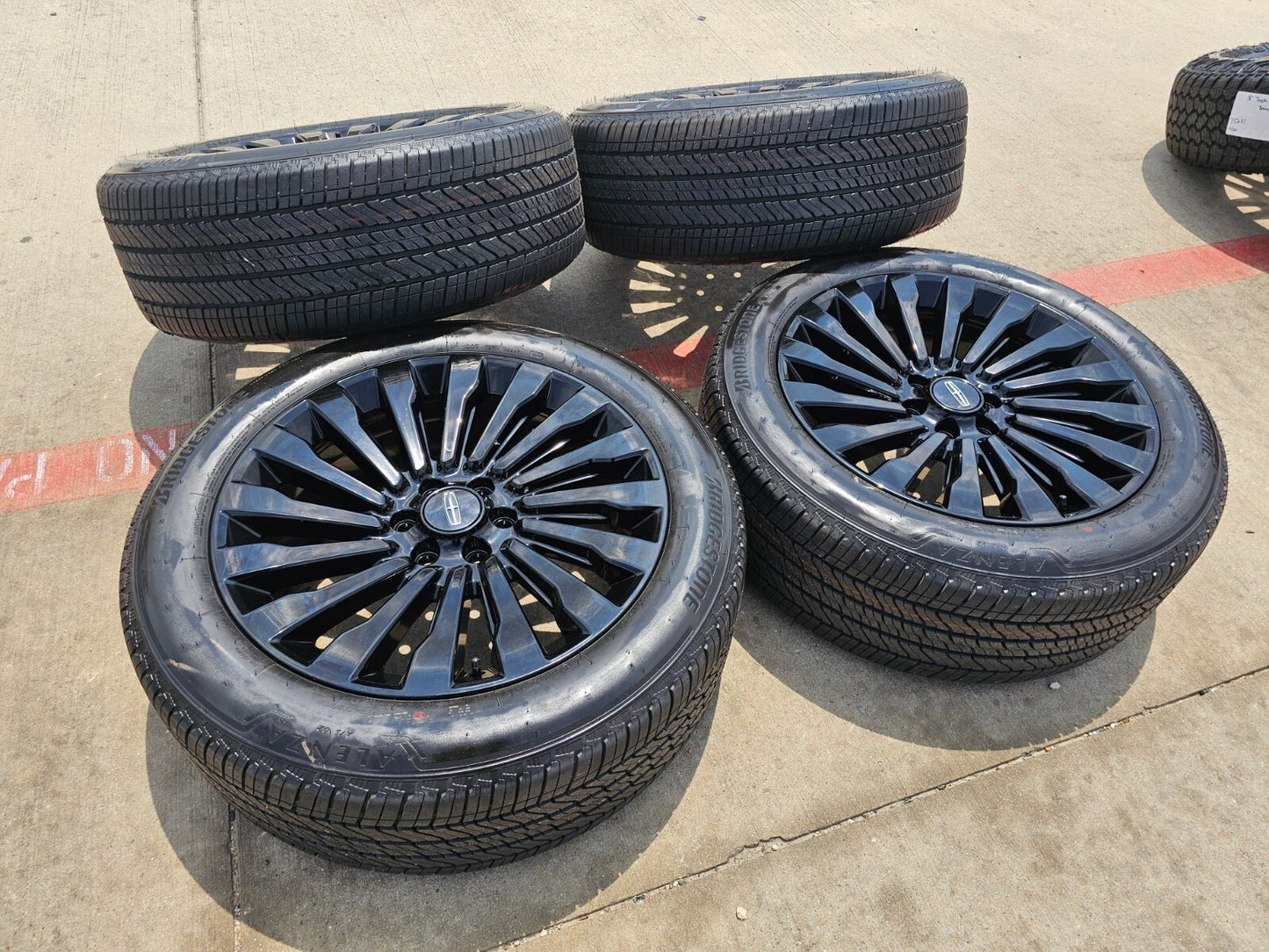 22" Lincoln Navigator OEM 10178 rims wheels BLACK LABEL SET 2021 2023 2026 NEW