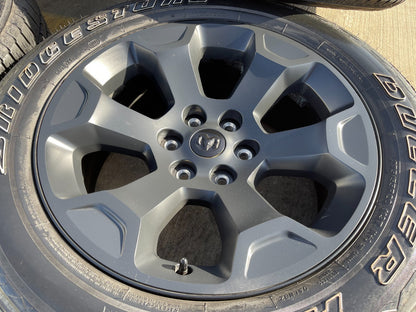 20" Dodge Ram 1500 OEM Laramie Black 2680 wheels rims 2022 2023 2024 2025 2026