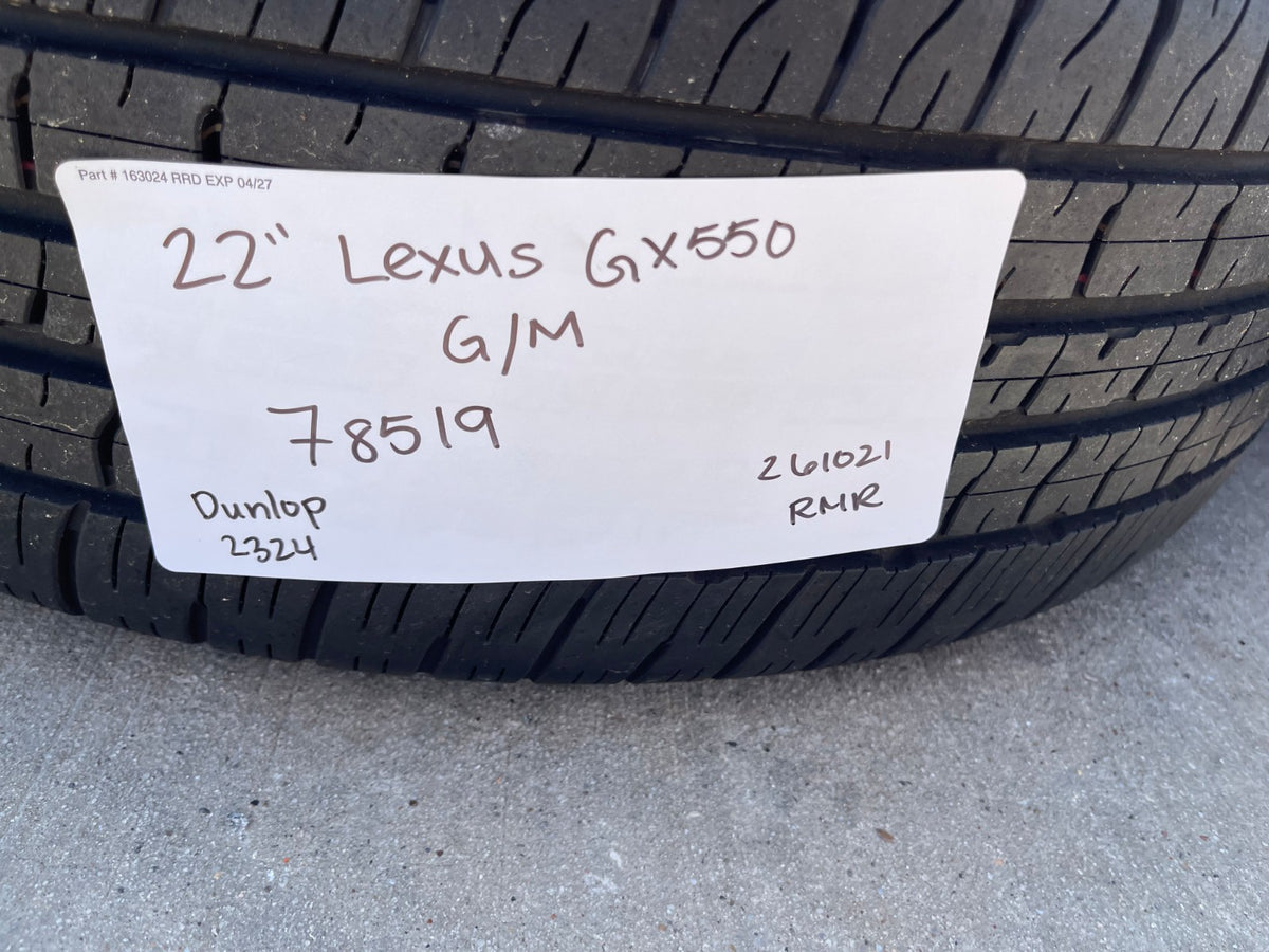 22" Lexus GX550 OEM wheels rims Toyota Land Cruiser Tundra 78519 LX600 SET NEW
