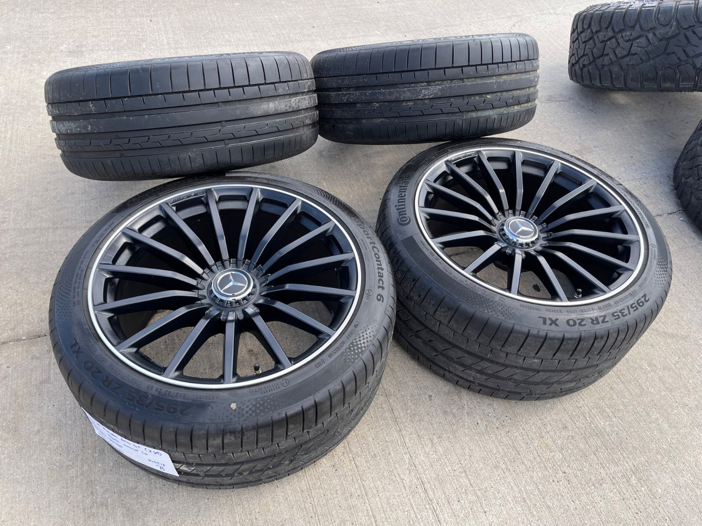 20" Mercedes AMG GT GT43 GT53 OEM 85786 85788 wheels rims tires CONTINENTAL