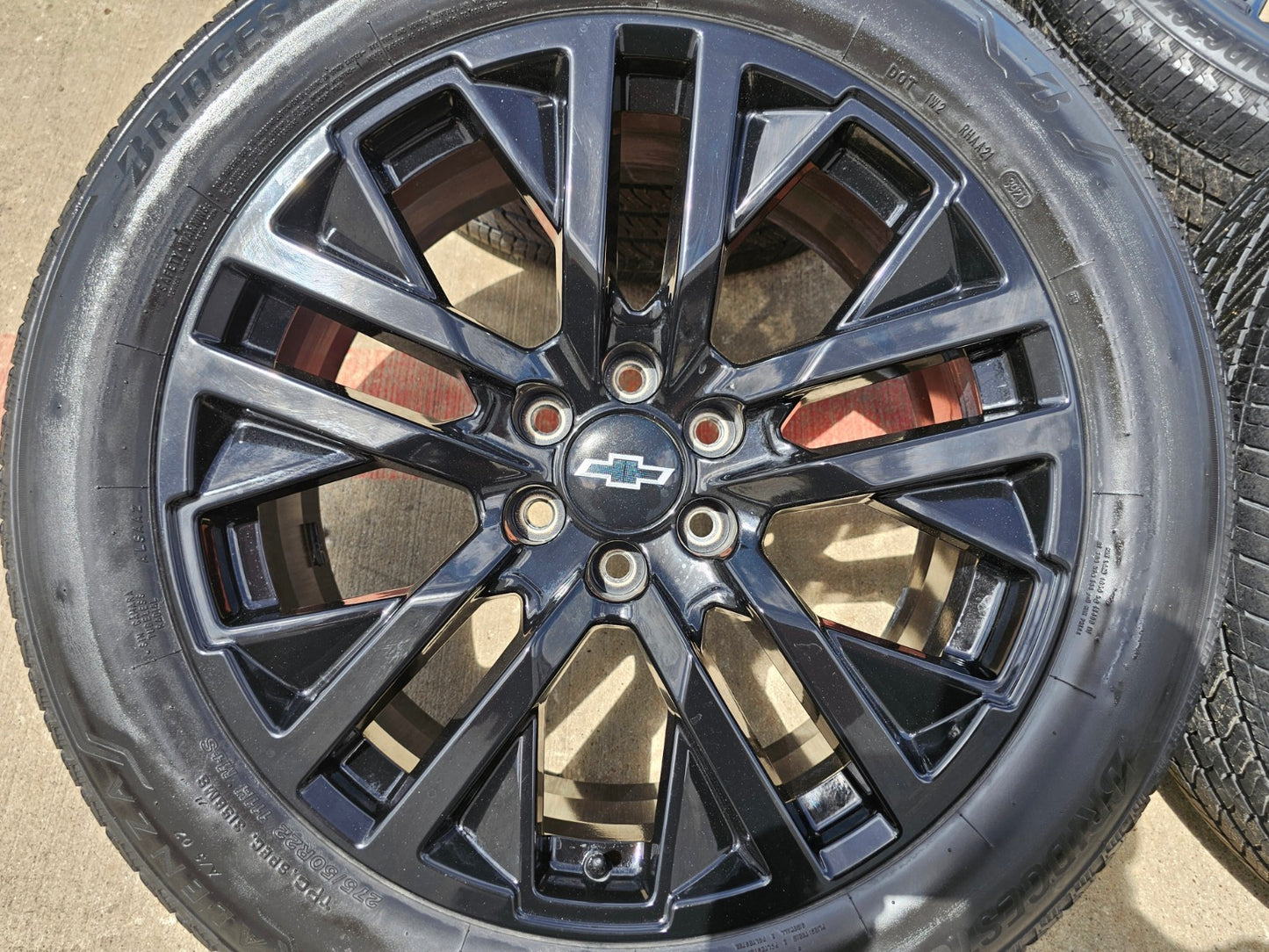 22" GMC Yukon Sierra OEM Chevy Silverado Tahoe 5903 wheels rims BRIDGESTONE