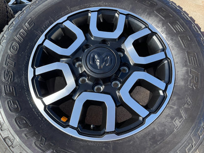 18" Ram 2500 3500 LARAMIE OEM wheels rims 2694 tires BRIDGESTONE A/T