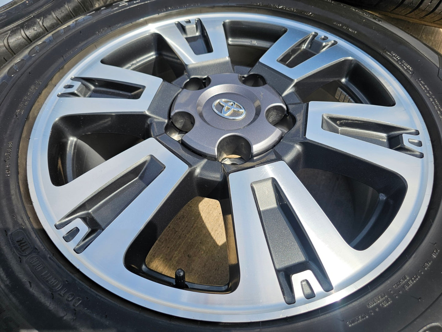 20" Toyota Tundra PLATINUM OEM 75159 SET wheels rims 5x150 tires GOODYEAR