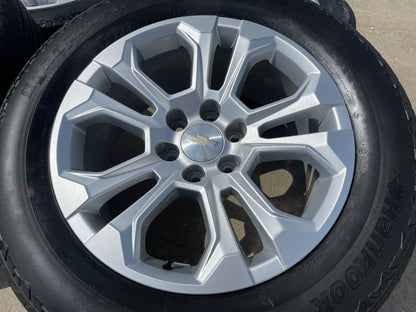 20" Chevy Tahoe Silverado OEM 14090 95417 wheels rims SET HANKOOK A/T2