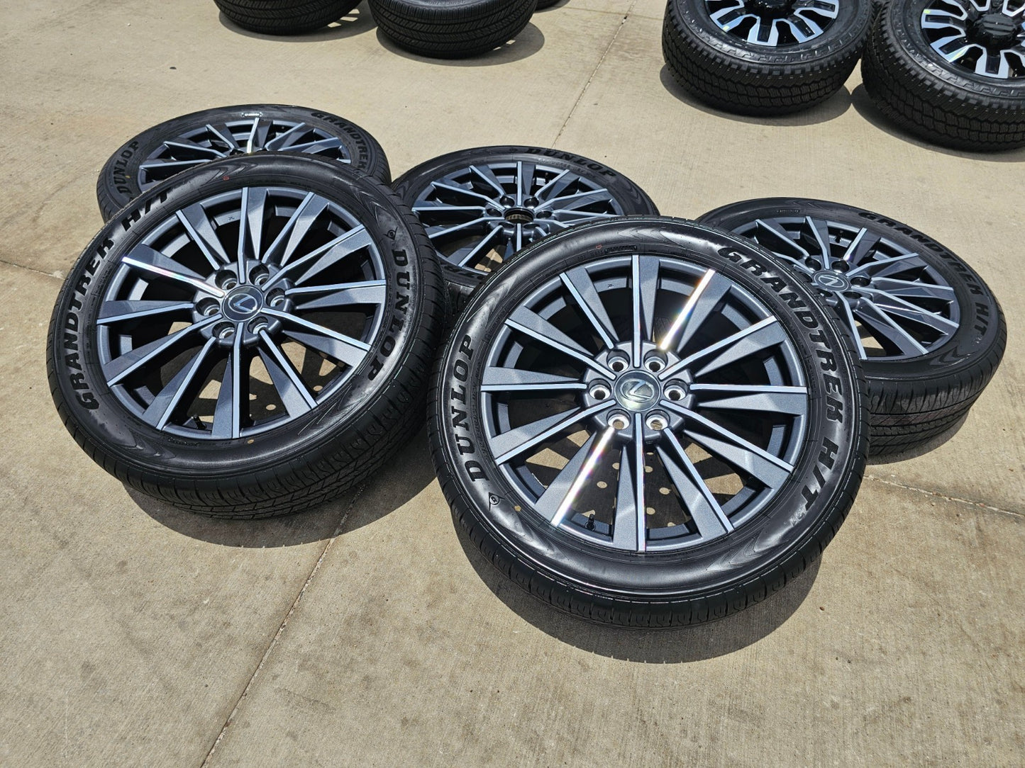 (5) 22" Lexus GX550 OEM wheels rims Toyota Land Cruiser Tundra 78519 LX600 NEW