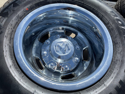 17" Dodge Ram 3500 Dually 8x200 wheels rims 2703 2704 OEM 2024 2025 2026 NEW