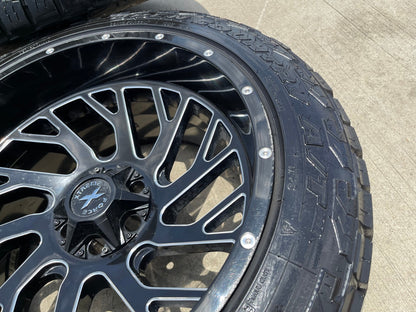 22x12 XTREME FORCE XF- 8 Chevy Silverado Ford F-150 RAM wheels rims 6x139 6x135