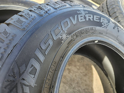 (4) 265/70/18 Cooper Discoverer Snow Claw LT 10 ply load range E tires