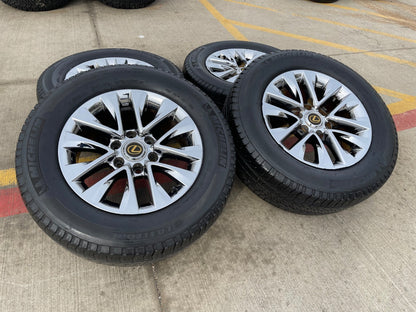 18" Lexus GX460 GX470 Tacoma 4Runner OEM 74297 CHROME wheels rims MICHELIN