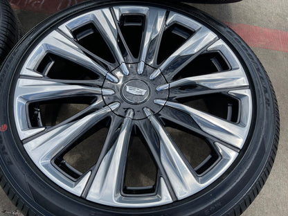 24" Cadillac Escalade PLATINUM OEM wheels rims V 2023 2024 2025 2026 2027 NEW