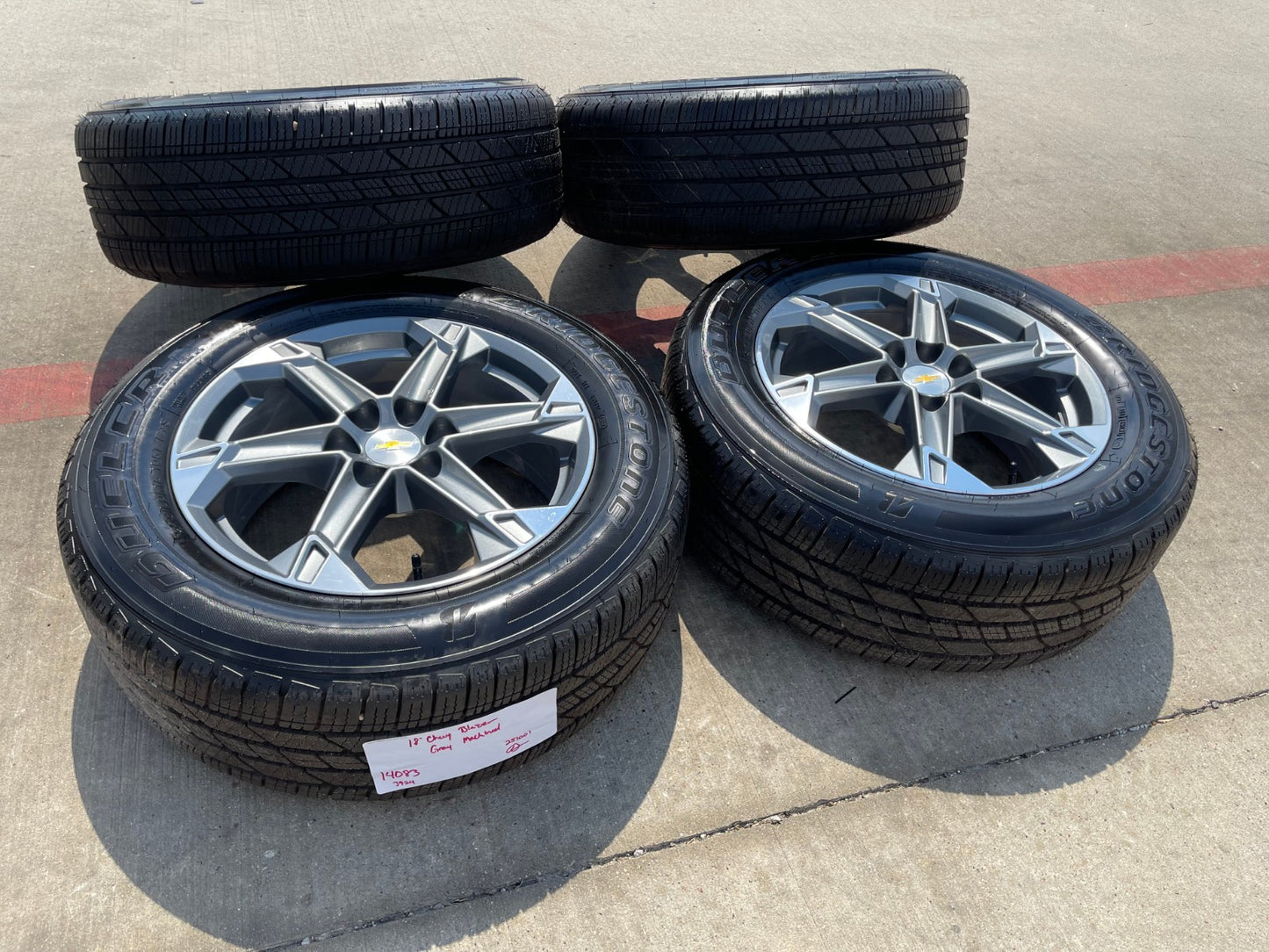 NEW 18" Chevy Blazer Traverse GMC Acadia OEM SET wheels rims # 14083 2018-2027