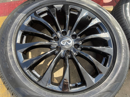 22" Infiniti QX80 QX56 Nissan Titan OEM 62799 73770 wheels rims tires SET NEW