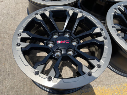18" GMC Sierra Chevy Silverado OEM Beadlock wheels rims Canyon Colorado NEW