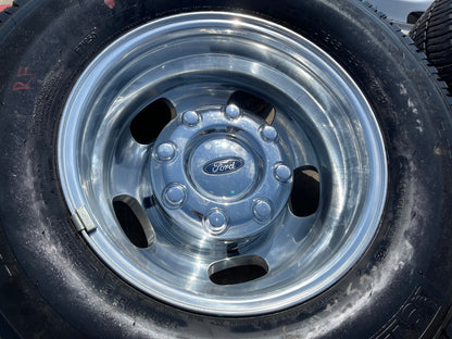 17" Ford F-350 Dually OEM 10477 10478 rims wheels SET tires MICHELIN A/T2 NEW