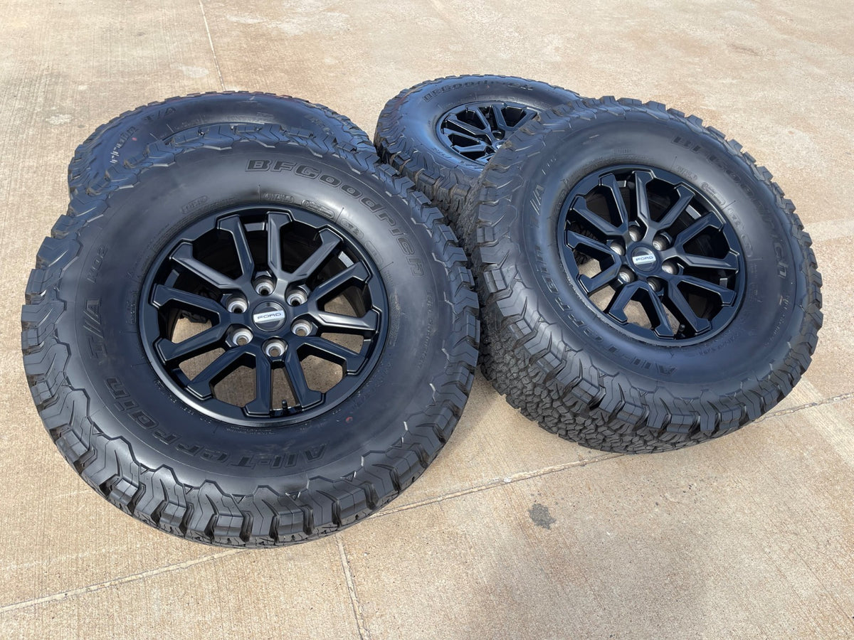 17" Ford F-150 Raptor OEM 10611 rims wheels Bronco 2026 2027 BFG 35" NEW SET