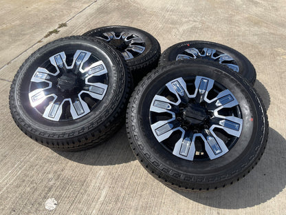 20" GMC Sierra DENALI 2500 3500 OEM wheels rims 5958 14138 Chevy DUELER A/T SET