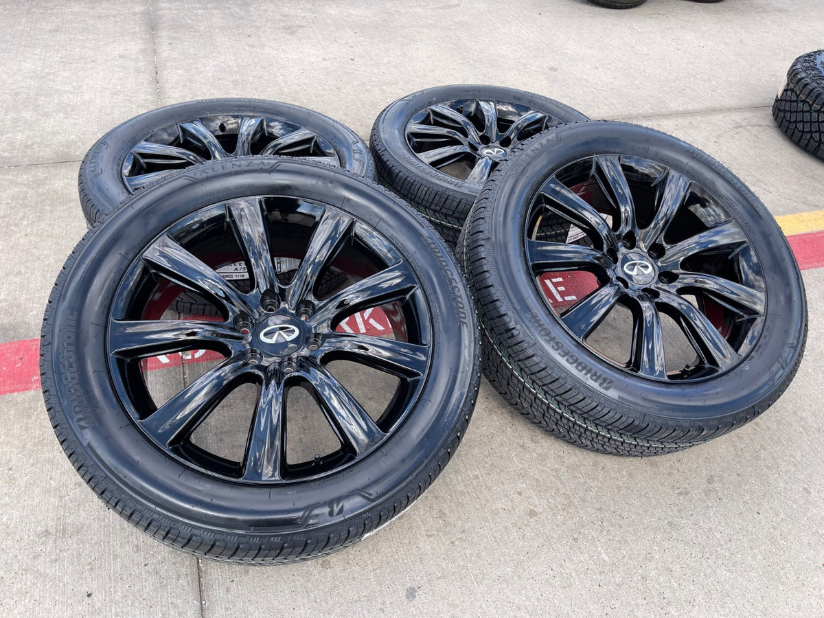 22" Infiniti QX80 QX56 Nissan Titan OEM 73729 wheels rims BRIDGESTONE SET NEW