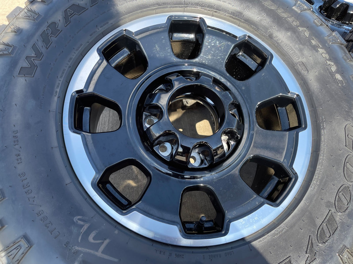 18" Ford F-250 F-350 OEM TREMOR rims wheels 10482 tires DURATRAC R/T 35" SET NEW