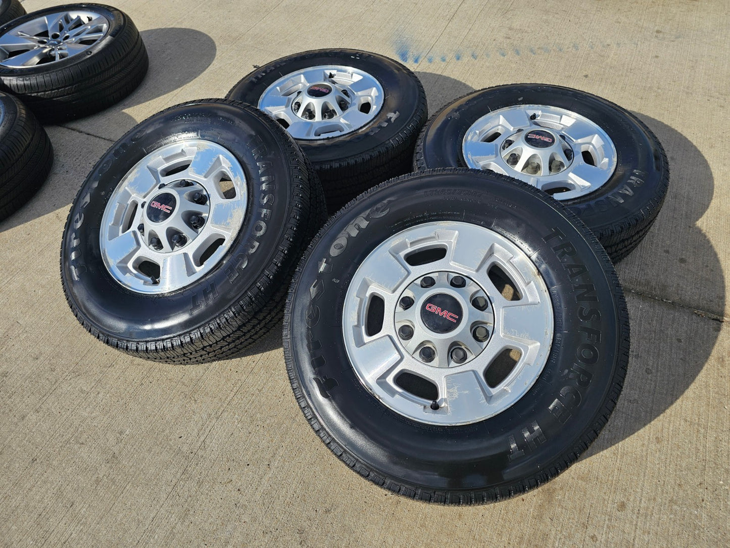 17" GMC Sierra Chevy Silverado 2500 3500 OEM 5500 wheels rims FIRESTONE NEW