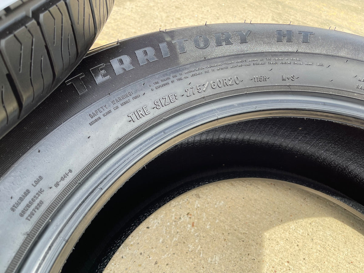 275/60/20 Goodyear Wrangler Territory H/T tire 275/60R20 LR 115H TAKE OFFS NEW