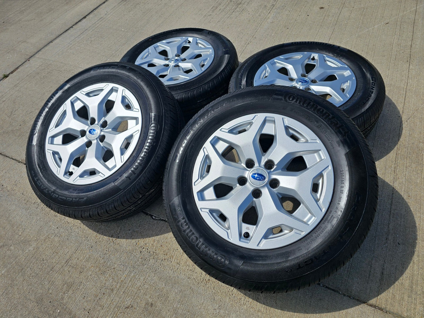 17" Subaru Outback Legacy Forester OEM 68866 wheels rims 2022 2023 2024 2025 NEW
