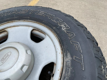 (1) 18" Ford F-250 F-350 OEM 3601 steel spare wheel rim tire