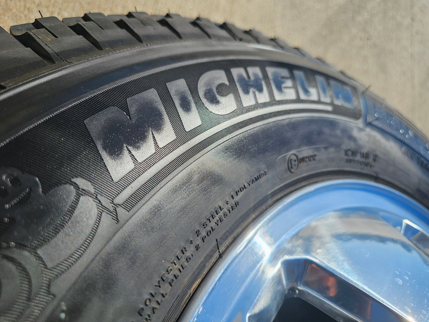 18" GMC Sierra 3500 DENALI Dually rims wheels OEM 14127 14129 8x210 MICHELIN NEW