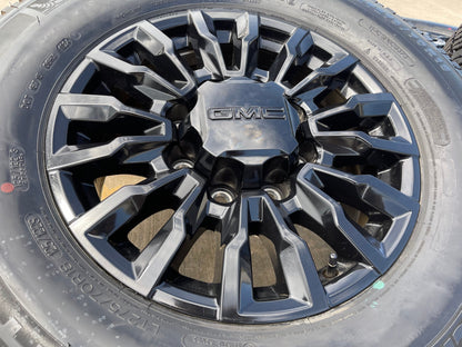 18" Chevy Silverado ALASKAN AT4X 2500 black OEM 14031 wheels rims 2024 2025 NEW
