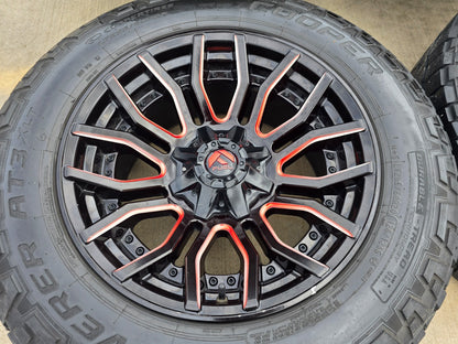 20" FUEL Rage D712 GMC Sierra AT4X Chevy 2500 3500 wheels rims FITS 2011-2027