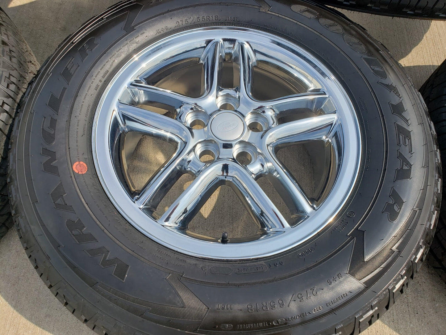 (5) 18" Land Rover DEFENDER Range OEM 72165 wheels rims NEW