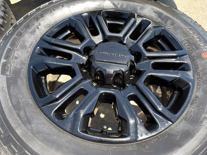 20" GMC Sierra Chevy 2500 OEM 5957 BLACK DIAMOND wheels rims 2024 2025 2026 NEW