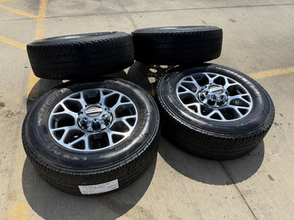 20" Ford F-250 F-350 OEM Lariat wheels rims 10292 tires SET MICHELIN A/T2
