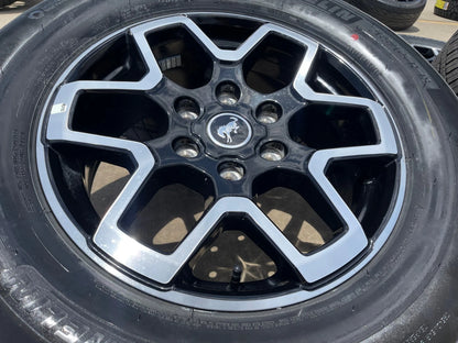 18" Ford Ranger wheels rims tires black 95213 tires 2023 2024 2025 2026 NEW