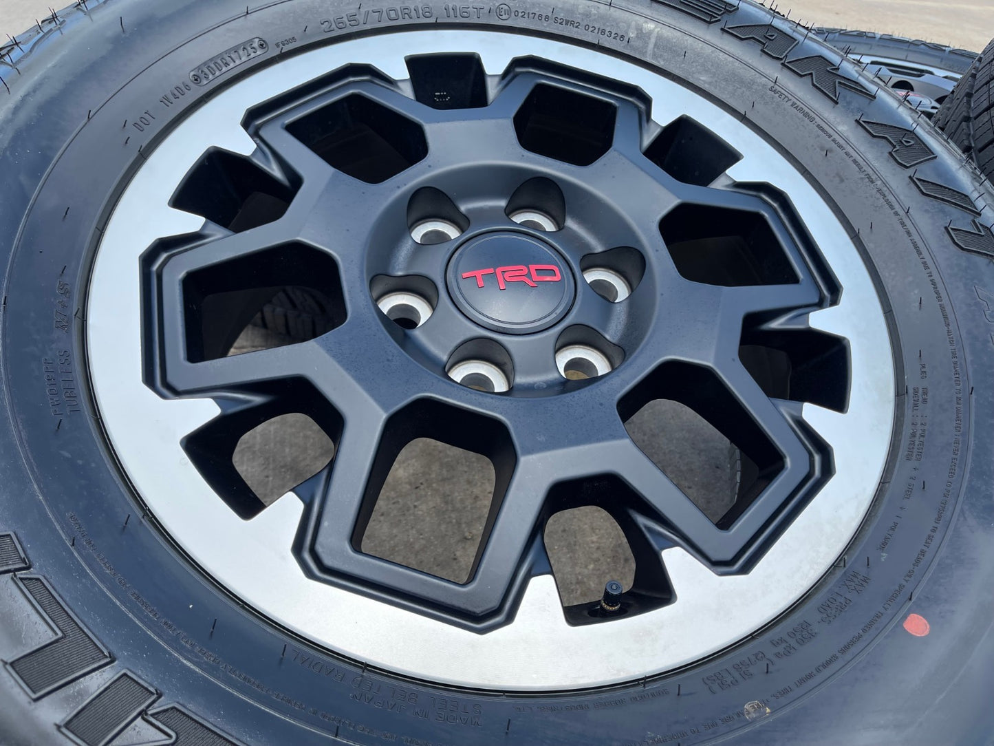18" Toyota Tacoma 4Runner TRD OEM wheels rims tires 2024 2025 2026 NEW
