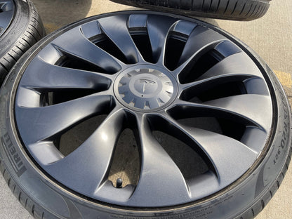20" Tesla Model 3 OEM Uberturbine wheels rims tires 2021 2022 2023 2024 2025