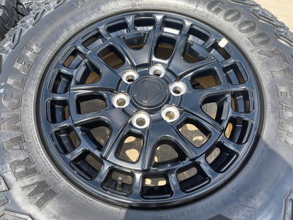 18" Toyota Tundra TSS T FORCE TRD OEM black wheels rims Sequoia 2024 2025 NEW