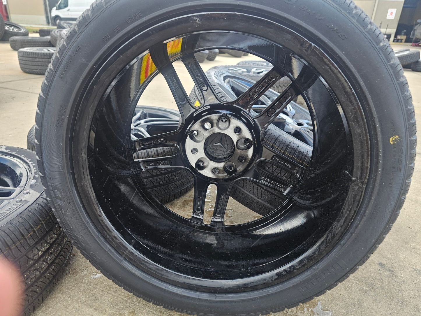 18" Mercedes CLA250 C E S Class OEM 85530 wheels rims tires PIRELLI NEW
