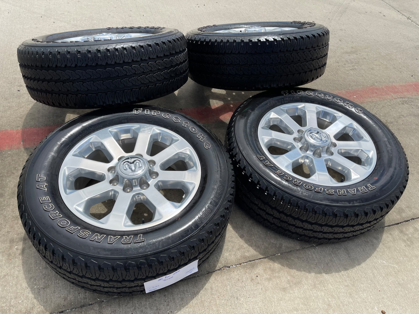 20" Dodge Ram 2500 3500 LARAMIE OEM 2700 wheels rims tires 2023 2024 2025 2026