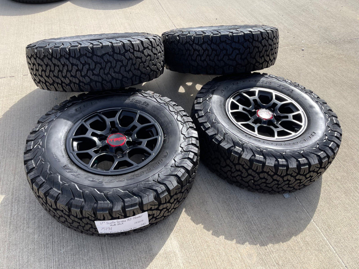 16" Toyota Tacoma TRD wheels rims SET 75191 OEM 4Runner FJ BFG KO2 A/T NEW