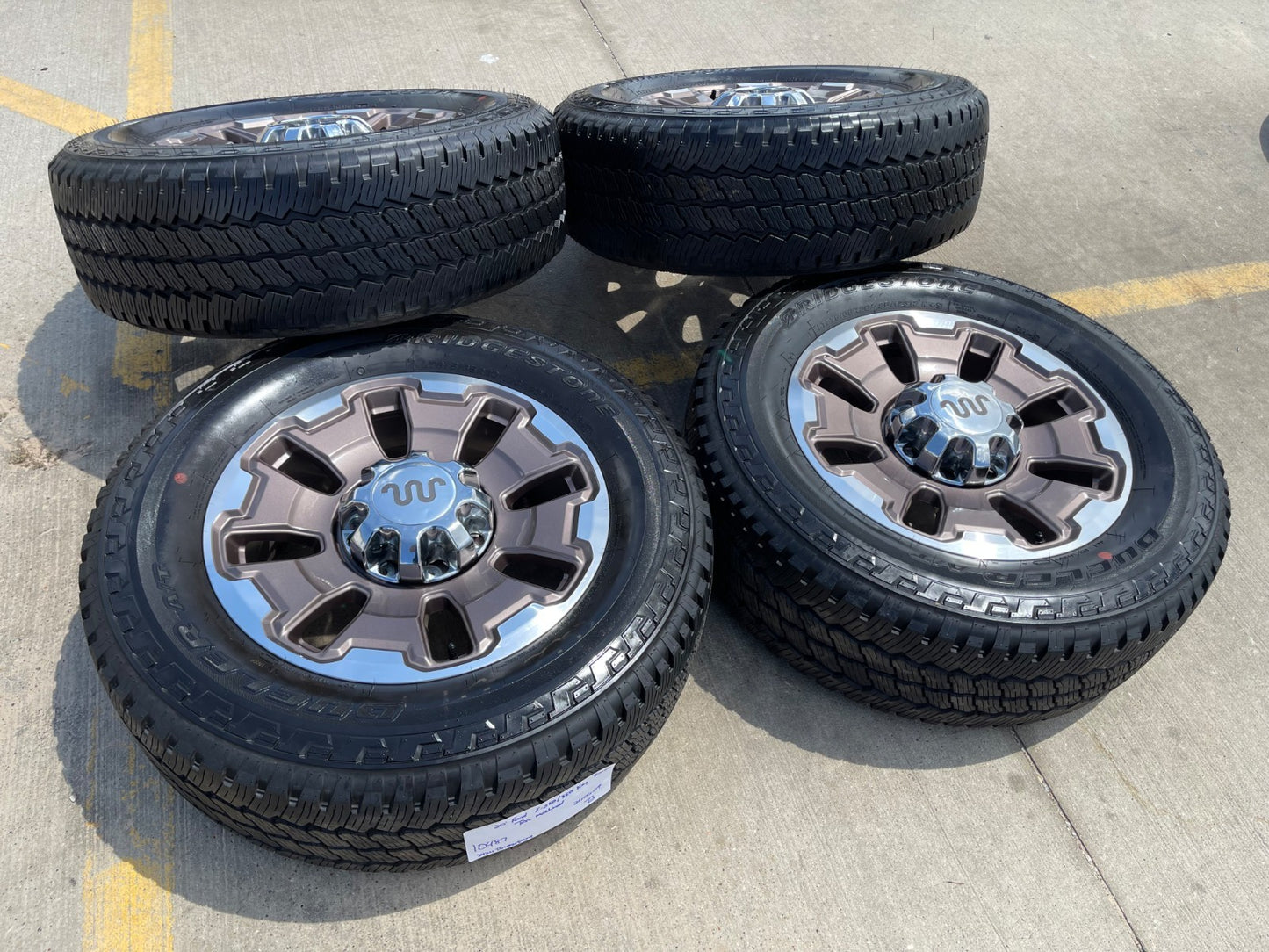 20" Ford F-250 F-350 OEM KING RANCH LIMITED tan wheels rims 10487 SET 2005-2027