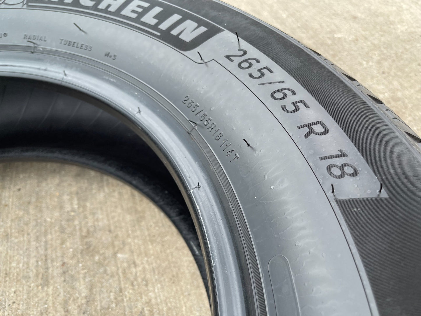 265/65/18 Michelin Primacy LTX tire F-150 Yukon Silverado 265/65r18 NEW TAKE OFF